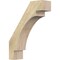 Ekena Millwork 6"W x 20"D x 26"H Merced Rough Sawn Knee Brace, Douglas Fir BRC06X20X26MRC00RDF - alternate 1
